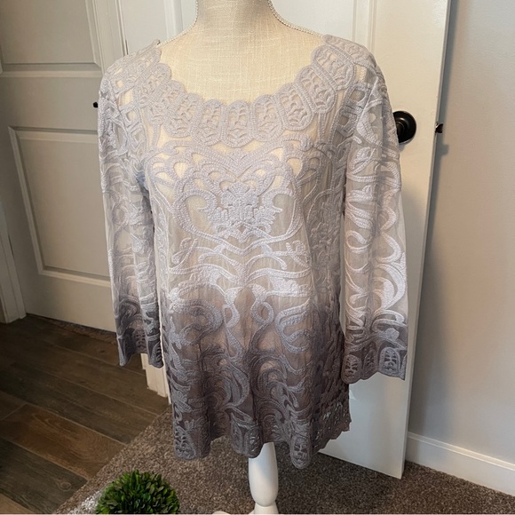 Meadow Rue• Anthropologie lace top - Picture 3 of 13